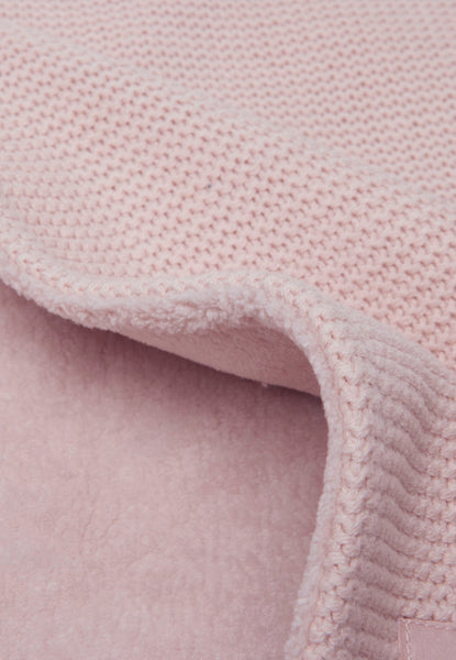 Jollein - Deken Wieg 75x100cm Basic Knit Pale Pink/Fleece