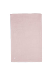 Jollein - Deken Ledikant 100x150cm Basic Knit Pale Pink/Fleece