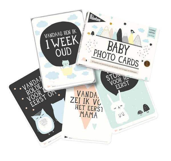 Milestone™ Baby Photo Cards - Over the moon